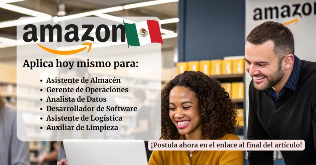 ¡GRAN CONVOCATORIA DE EMPLEOS EN AMAZON!🌍🚀