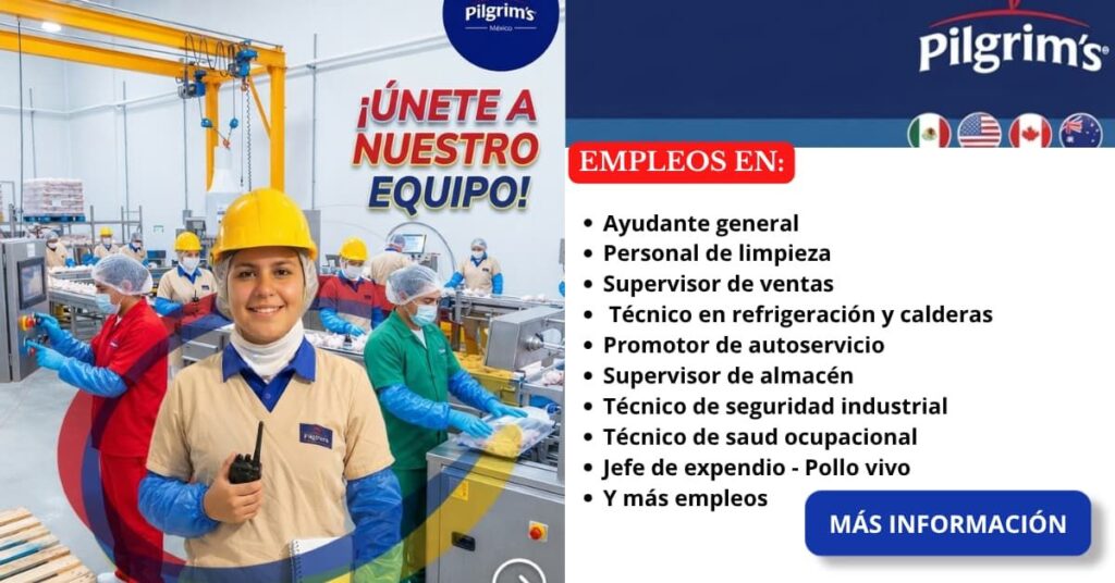 PILGRIM'S únete al mejor equipo de trabajo